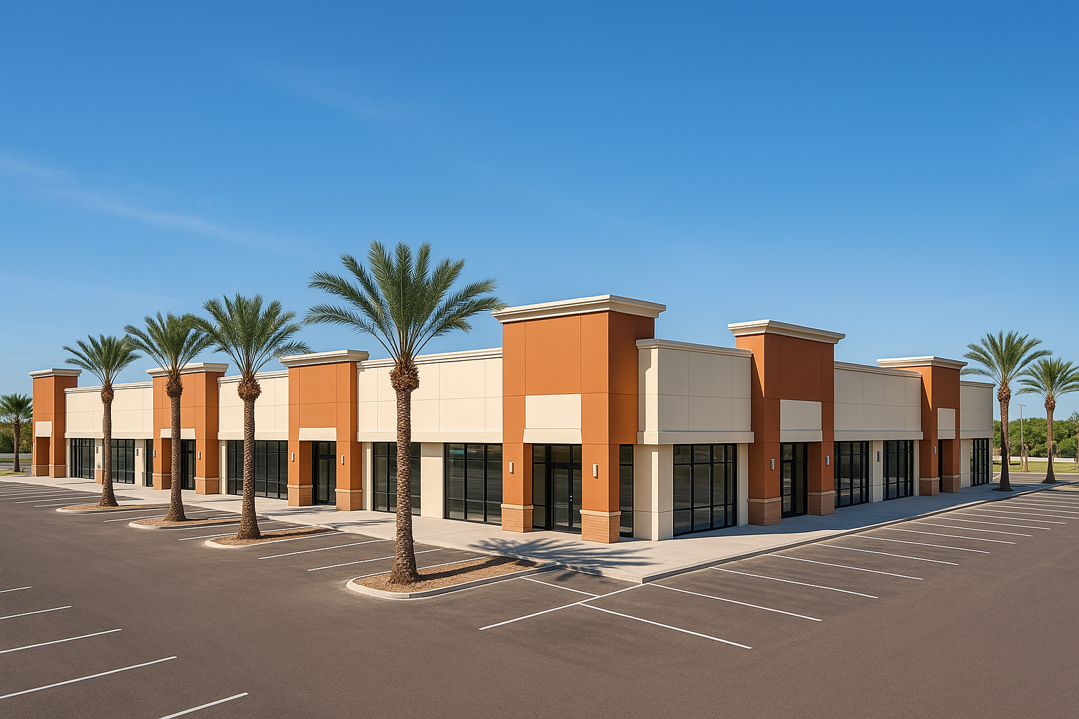 Modern architectural building